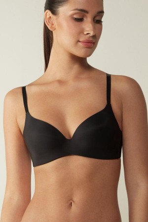 Intimissimi Adele Triangle in Ultralight Microfiber Podprsenky Damske Čierne | SK PQ1177