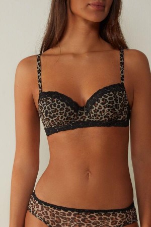 Intimissimi Animal Vibes Sofia Balconette Podprsenky Damske Čierne | SK LH1082