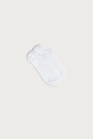 Intimissimi Bavlnene Footsies Ponozky Panske Biele | SK GL2784