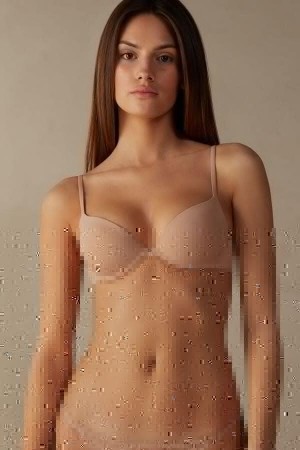 Intimissimi Bellissima Push-up in Microfiber Podprsenky Damske Béžové | SK VD1346
