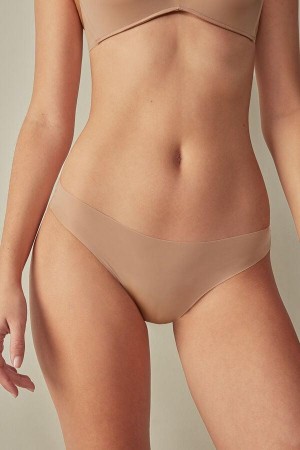 Intimissimi Brazilian in Seamless Ultra Light Microfiber Nohavičky Damske Béžové | SK WY2558