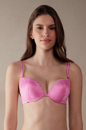 Intimissimi Cool Minimal Simona Super Push-up Podprsenky Damske Ruzove | SK EX1274