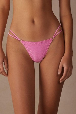 Intimissimi Cool Minimal String Tanga Nohavičky Damske Ruzove | SK UT2240