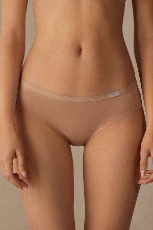 Intimissimi Cozy in Bavlnene Nohavičky Damske Béžové | SK UT2397