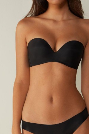 Intimissimi Daila Ultralight Microfiber Bandeau Podprsenky Damske Čierne | SK AP1100