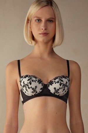 Intimissimi Delicate Love Sofia Balconette Podprsenky Damske Svetlo Žlté Čierne | SK JJ1054