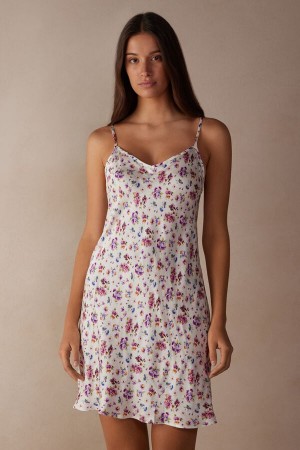 Intimissimi Dreaming of Spring Satin Slip Spodná Bielizeň Damske Biele | SK RW1951