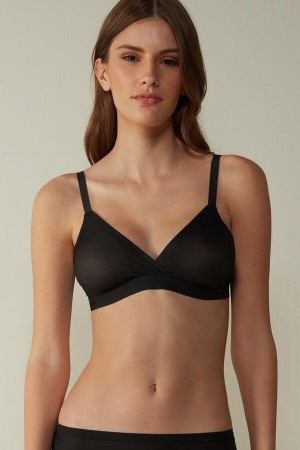 Intimissimi Emma Invisible Touch Triangle Podprsenky Damske Čierne | SK CE1189