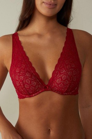 Intimissimi Giorgia Balconette in Cipkovane Podprsenky Damske Červené | SK VD1580