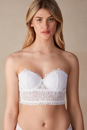 Intimissimi Hot Summer Days Giada Balconette Bustier Spodná Bielizeň Damske Biele | SK XF1890