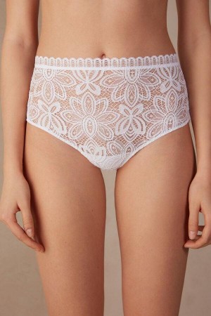 Intimissimi Hot Summer Days High Rise Hipster Brazilian Nohavičky Damske Biele | SK AP2296