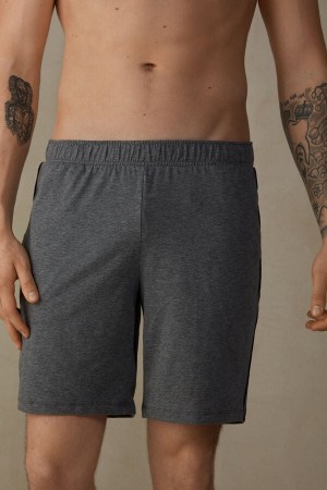 Intimissimi Jersey Kratasy Panske Tmavo Siva | SK FM2980