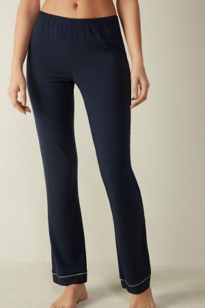 Intimissimi Long Micromodal Trousers Pyžamá Damske Modre | SK DN2012