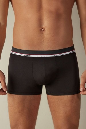 Intimissimi Micromodal Boxer Panske Čierne | SK EX2583