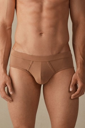 Intimissimi Natural Fresh Supima® Bavlnene Slipy Panske Béžové | SK SO2698
