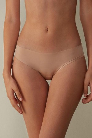 Intimissimi Seamless Microfiber Nohavičky Damske Béžové | SK PQ2420