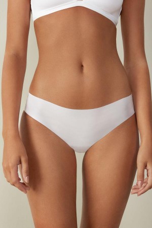Intimissimi Seamless Microfiber Nohavičky Damske Biele | SK OR2421