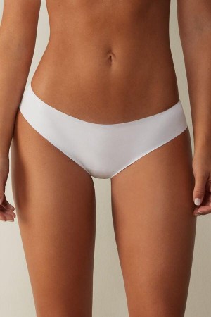 Intimissimi Seamless Supima® Bavlnene Nohavičky Damske Biele | SK AP2341