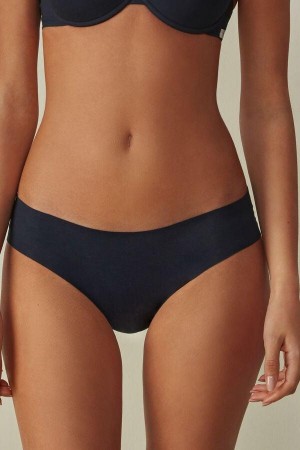 Intimissimi Seamless Supima® Bavlnene Nohavičky Damske Modre | SK DN2417