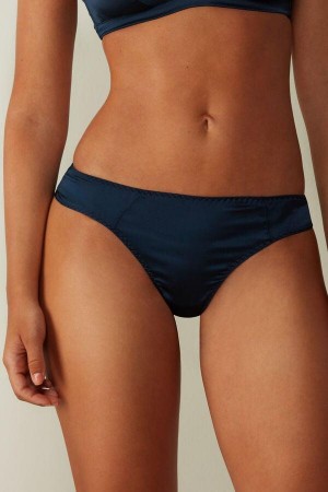 Intimissimi Silk Cheeky Briefs Nohavičky Damske Modre | SK JJ2517