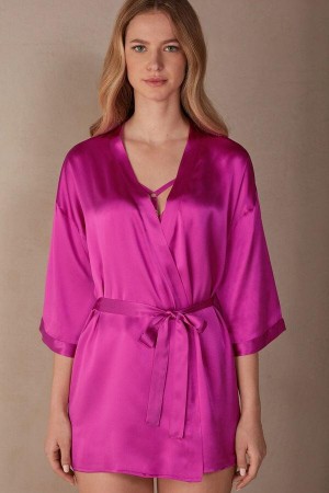 Intimissimi Silk Kimono Pyžamá Damske Ruzove | SK JJ2198