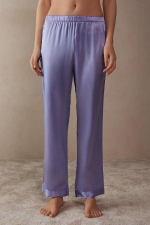 Intimissimi Silk Satin Pants Pyžamá Damske Lavendel | SK UT2032