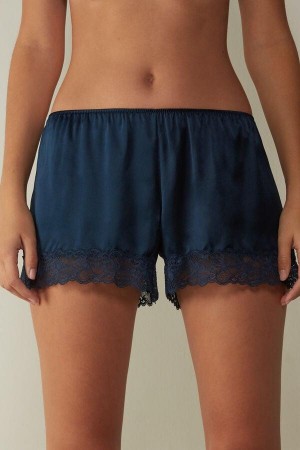 Intimissimi Silk Shorts Pyžamá Damske Modre | SK NB1998