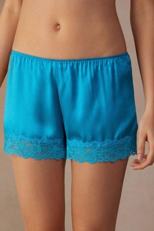Intimissimi Silk Shorts Pyžamá Damske Tyrkysové | SK YU1979