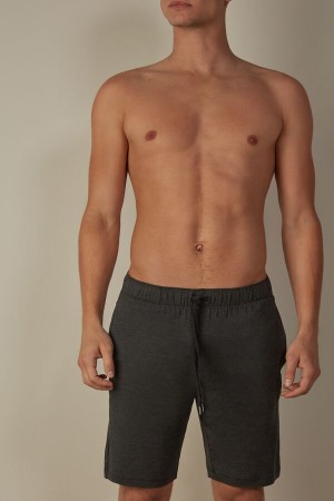 Intimissimi Silk and Modal Shorts Pyžamá Panske Tmavo Siva | SK QZ2869