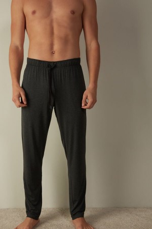 Intimissimi Silk and Modal Trousers Pyžamá Panske Tmavo Siva | SK BC2872