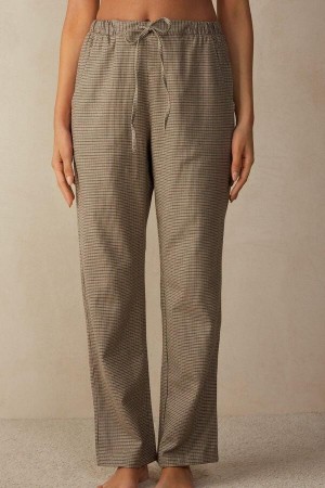 Intimissimi Slow and Cozy Brushed Cloth Pants Pyžamá Damske Béžové | SK OR2060