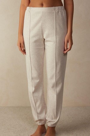 Intimissimi Slow and Cozy Pants in Warm Bavlnene Pyžamá Damske Béžové | SK GL2066