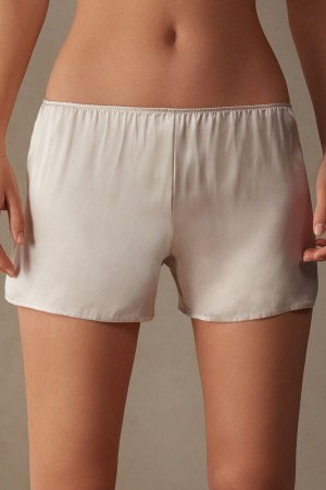 Intimissimi Smooth Silk-Satin Shorts Pyžamá Damske Ruzove | SK WY2001