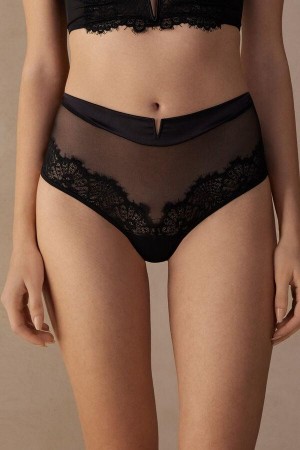 Intimissimi Stunning Beauty Hipster Brazilian Nohavičky Damske Čierne | SK FM2299