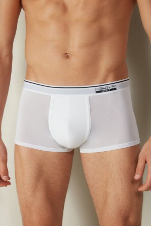 Intimissimi Super Fresh Micro-mesh Boxer Panske Biele | SK JJ2595