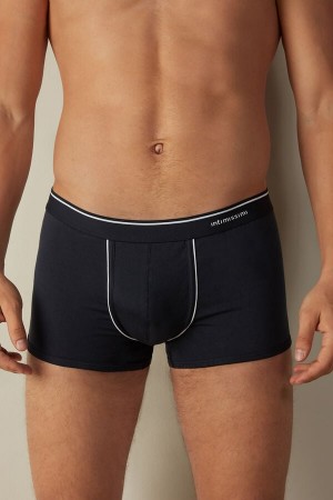 Intimissimi Supima® Bavlnene Boxer Panske Modre Biele | SK GL2597