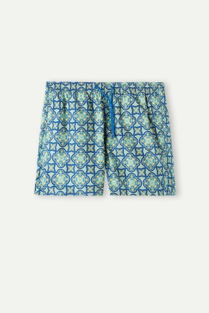 Intimissimi Yellow Majolica Print Pretekarske Plavky Panske Žlté | SK EX2751